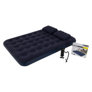 Велюр матрац 24032 надувний, 191х137х22см, флок. покриття, приміщення/вулиця, до 300кг