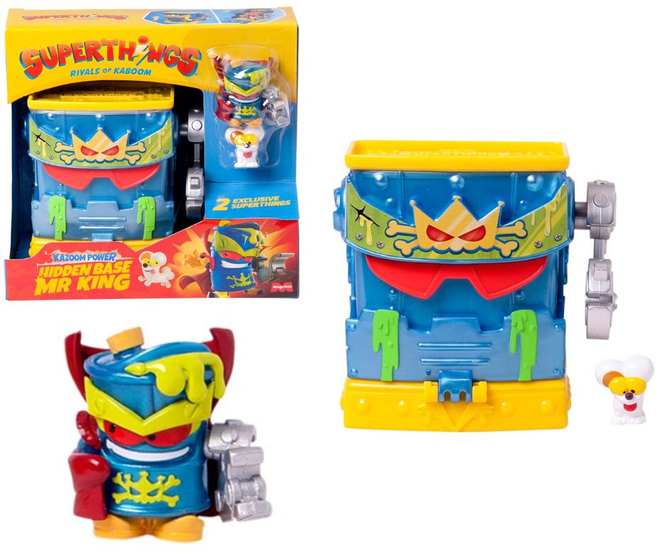 Ігровий набір SUPERTHINGS серії "Kazoom Power" - ПРИХОВАНА БАЗА МІСТЕРА КІНГА