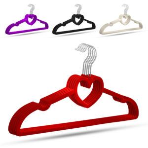 Вішалка з велюровим покриттям "Бантик" 10шт/уп 40см, R85332