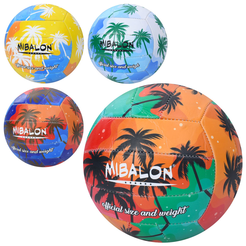 М'яч волейбольний MS 4863 офіційний розмір, ПУ, 240-260г, 4 кольори, у пакеті