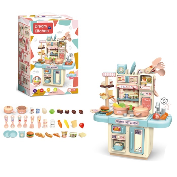 Кухня 36T-1 плита, мийка-ллється вода (механіч.), посуд, продукти, світло, бат., кор., 25-36,5-9 см.