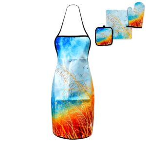 Кухонный набор (рукавица, прихватка, полотенце) 3пр/наб 53*68см., R89671