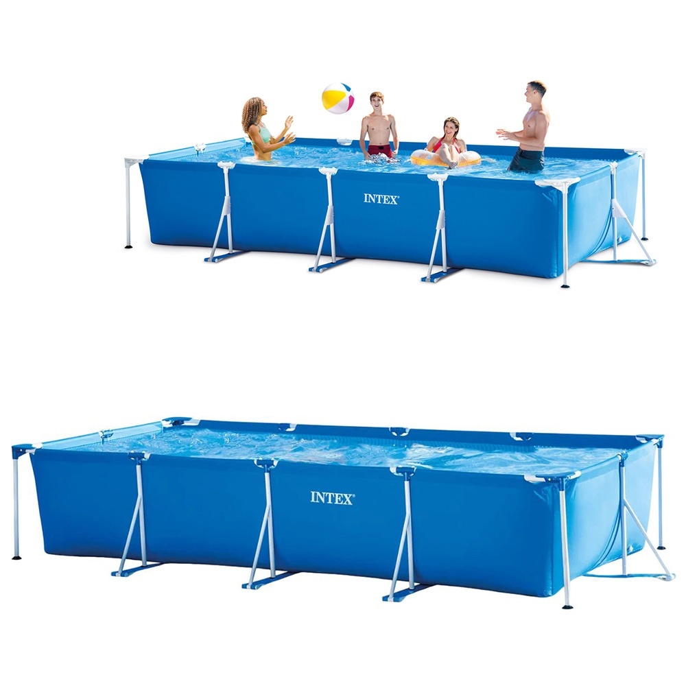 Басейн каркасний 28273 прямокутний, 450-220-84 см., 7127л, кор., 108,5-36-30 см.