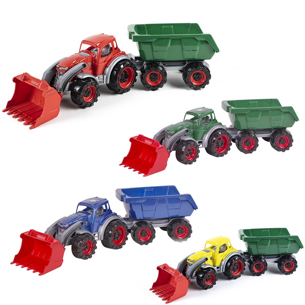 Трактор Texas навантажувач з причепом 