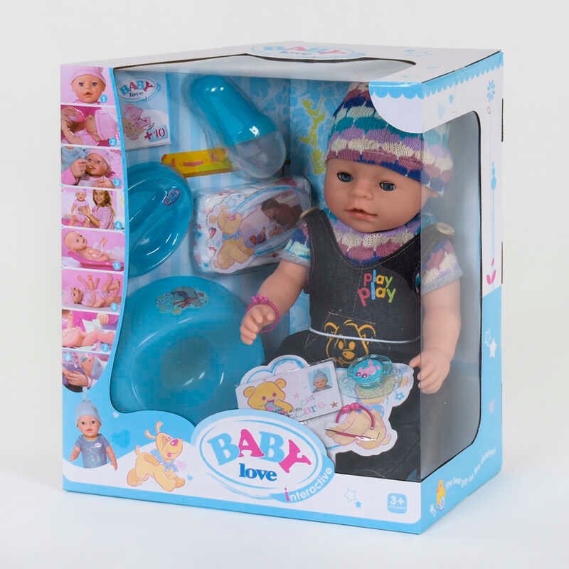 Фотография 1 товарной позиции интернет-магазина детских игрушек www.smarttoys.com.ua Пупс функціональний BL 013 B (12) 8 функцій, з аксесуарами, в коробці