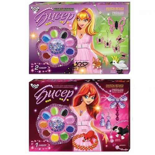 Набір для творчості "Бисер" великий, Б9-1, Б9-2