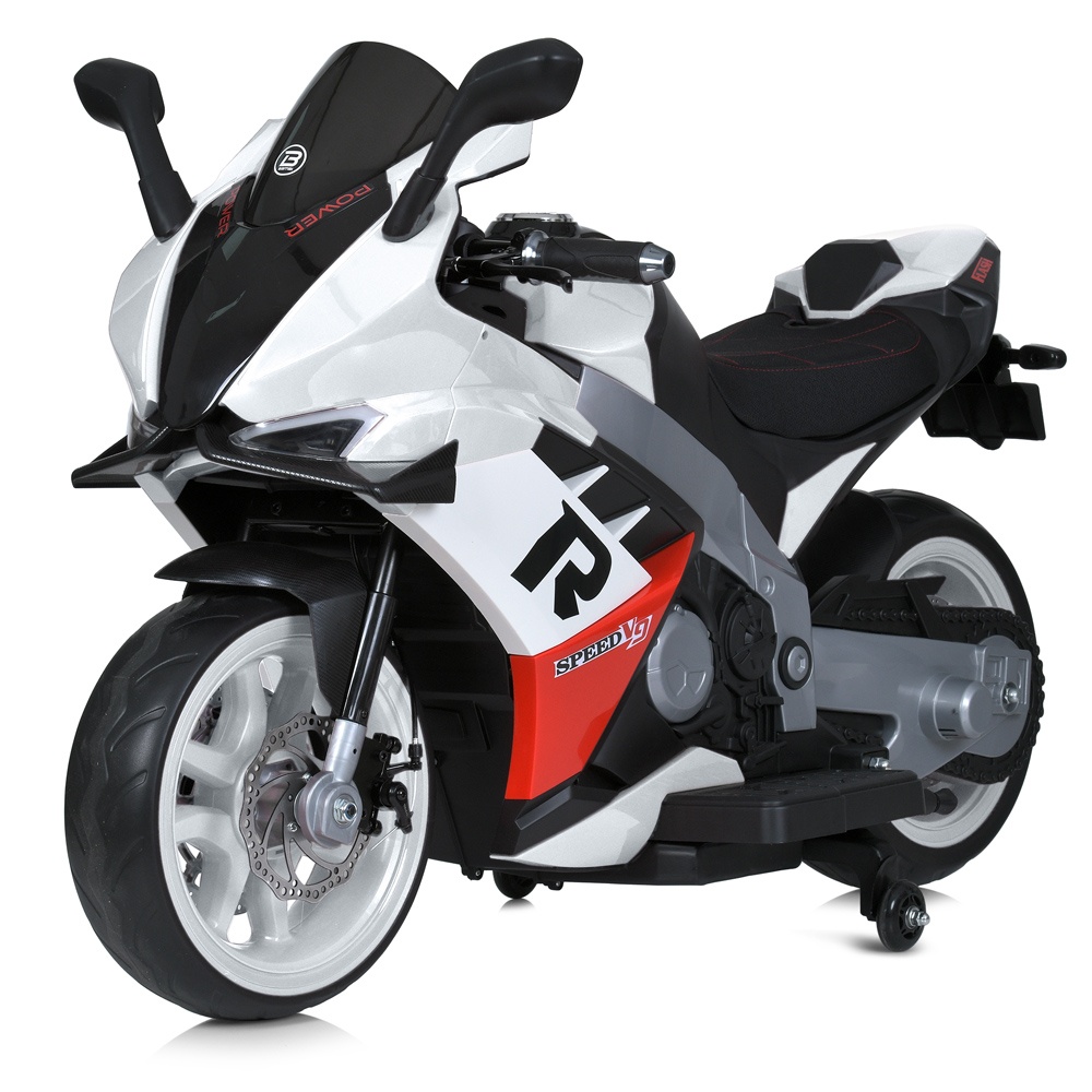 Мотоцикл M 6013EL-1(24V)  2акум.12V9A,1мот150W,MP3,USB,BT,TF,EVA,шкіра,муз.,світло,білий