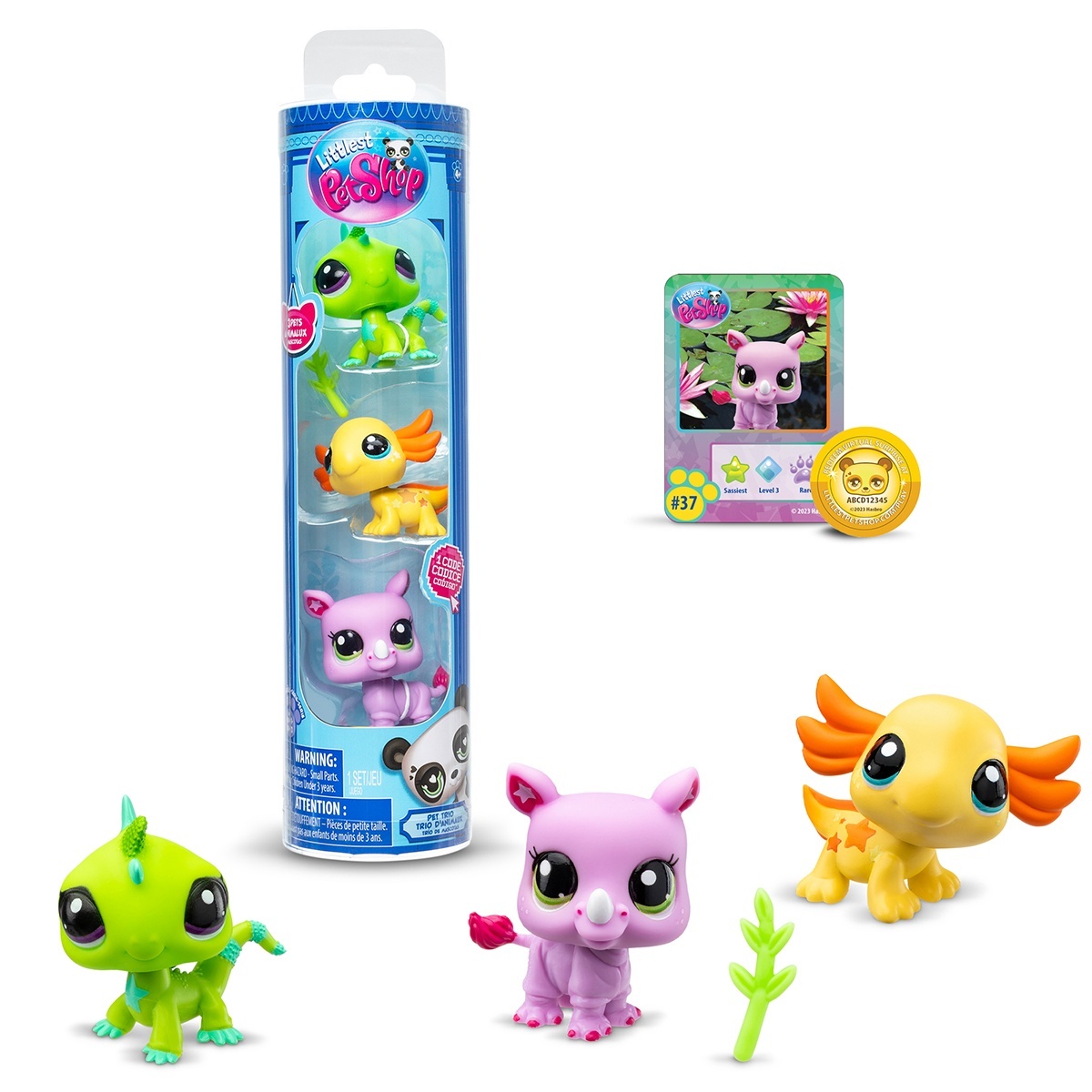 Ігровий набір LITTLEST PET SHOP – НАСТРІЙ ДИКОЇ ПРИРОДИ (3 фігурки, аксес.)