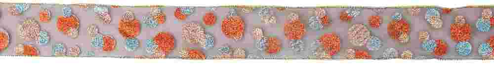 Лента декоративная 6,5*280см, коричневая