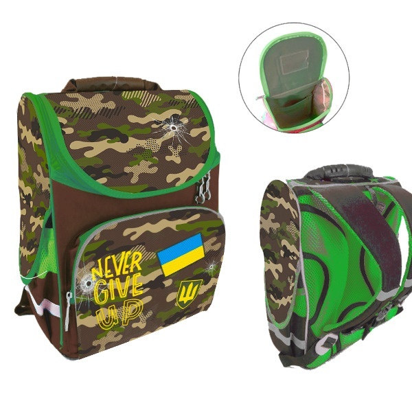 Ранець-короб ортопедичний, Нездавайся 34*26*15см, Space, Д