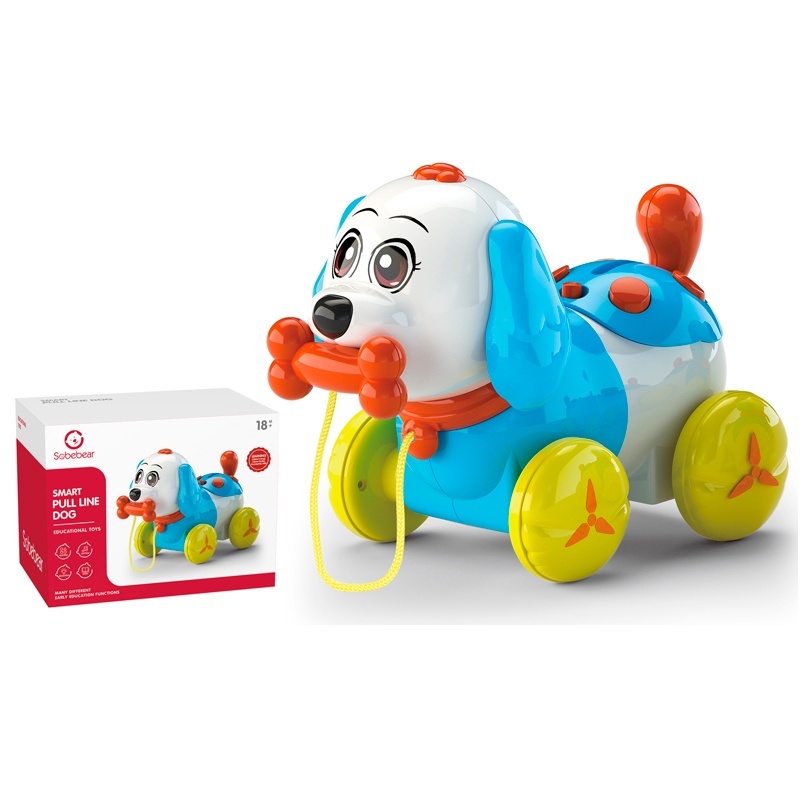 Тварина YL617B собачка, сенсорна, скарбничка, каталка, муз., світло, бат., кор., 22-17-14,5 см.