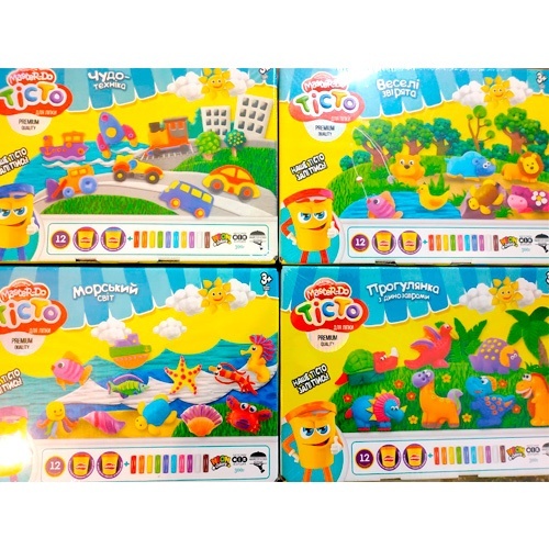 Набір креативної творчості "Тiсто для лiпки "Master Do" 4 ТЕМИ укр (4) 