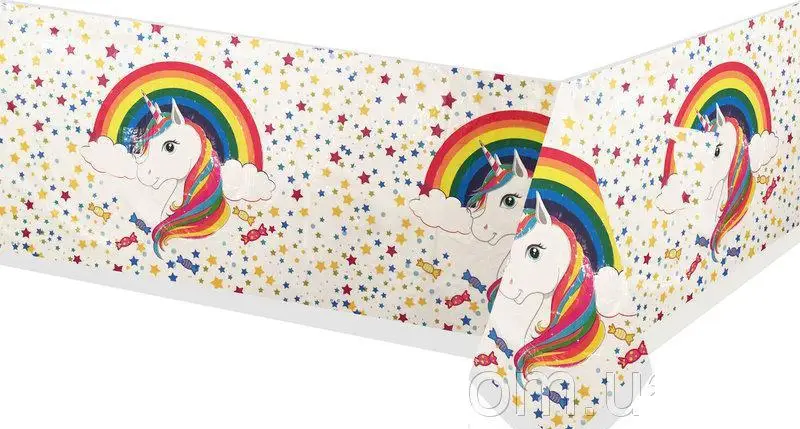 Дитяча скатертина на стіл "Єдиноріг" (110*180)