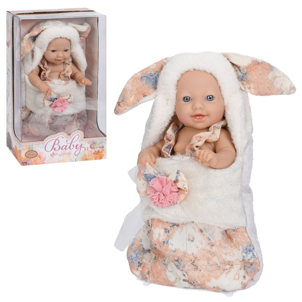 Пупс 8819-8 19см, ковдра, в кор-ці, 25-14-9см