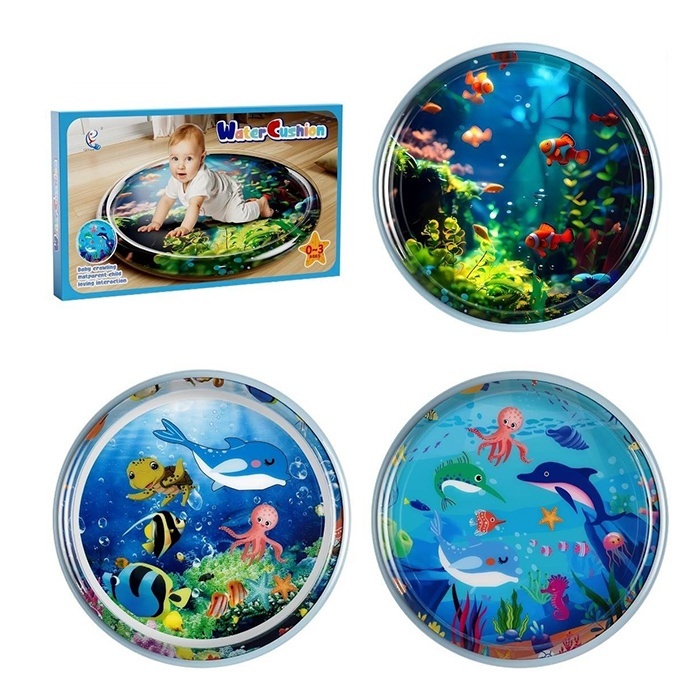 Килимок для немовляти PP01  водяний килимок, надувний, 92,5см, насос, в кор-ці, 32-19-3см