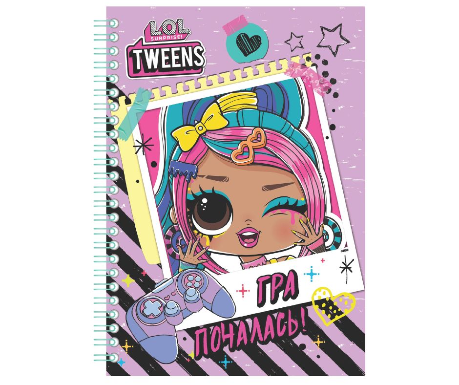 Скетчбук А5, 96 с. ТМ "L.O.L. SURPRISE! TWEENS" (фіолетовий)