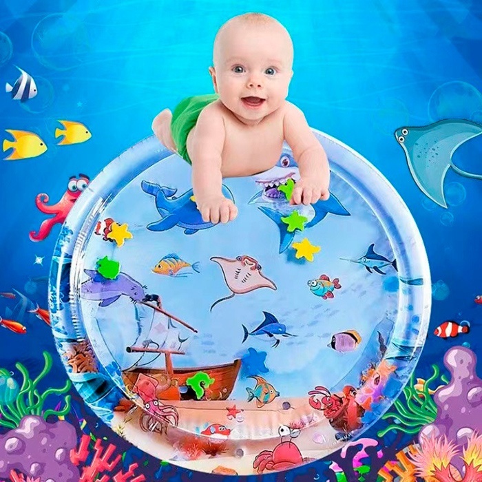 Килимок для немовлятиYS-100.97см, мор. мешкі,надув.килим,вод,у пакеті.21-22-1см