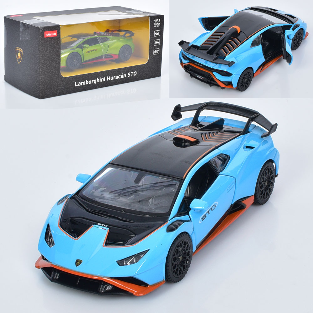 Машина 64310 Lamborghini, інерц., 1:32, мет., відчин. двері, капот, 2 кольори, кор., 19-9-8,5 см.