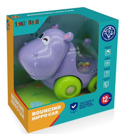 IGGY ZIGGY іграшка розвиваюча МАШИНКА-БЕГЕМОТ