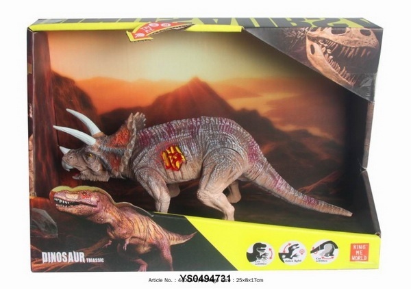 Динозавр 4401A-3 рухливі деталі, муз., бат. (табл.), кор., 25-17-8 см.