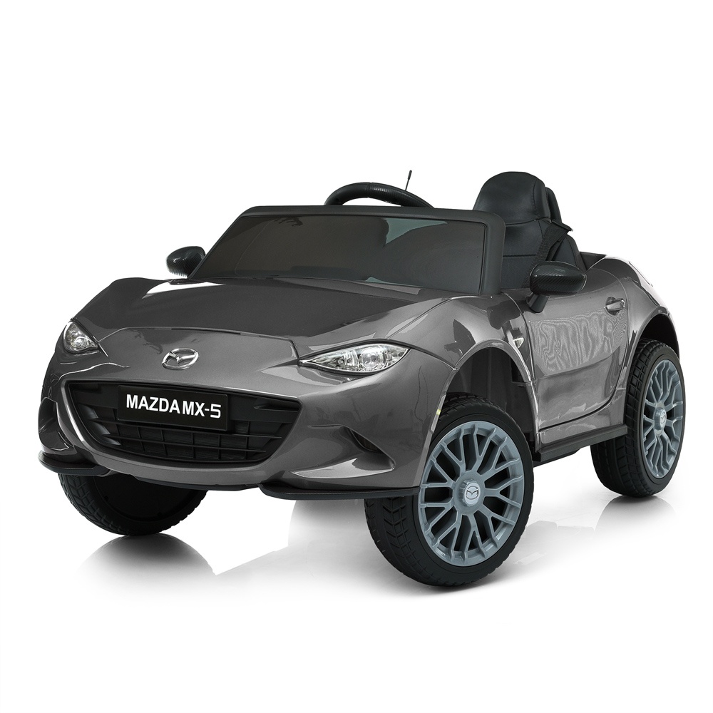 Машина M 5846EBLRS-11 радіок.2,4G,4мот25W,1акум12V9AH,BT,MP3,USB,TF,EVA,муз.,світло,шкіра,фарб.сірий