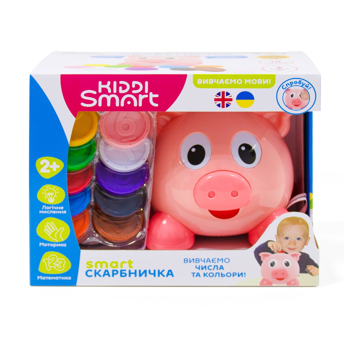 Інтерактивна двомовна іграшка, що навчає – SMART-СКАРБНИЧКА (українська та англійська)