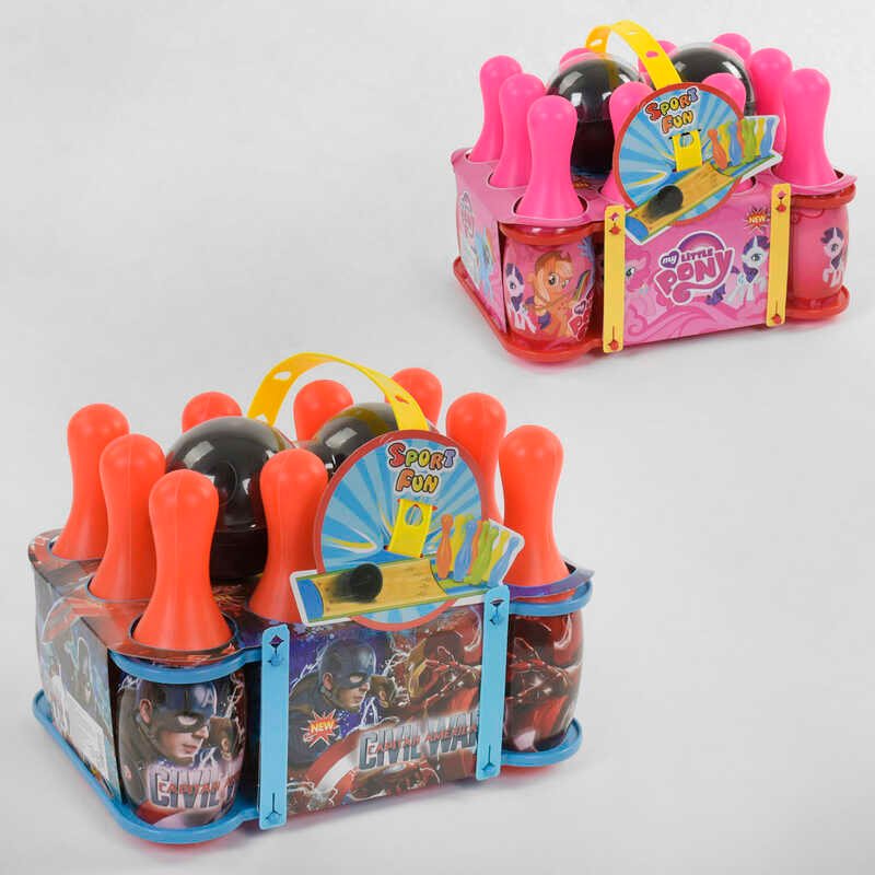 Фотография 1 товарной позиции интернет-магазина детских игрушек www.smarttoys.com.ua Боулінг Х 1688 C/X 1688 Х (36/2) 2 кольори, у коробці