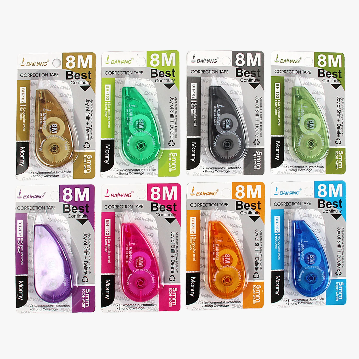 Корекційна стрічка C 51780 / BH 111 (1728) ЦІНА ЗА 1 ШТУКУ, довжина - 5 м, ширина стрічка - 5 мм, на листі