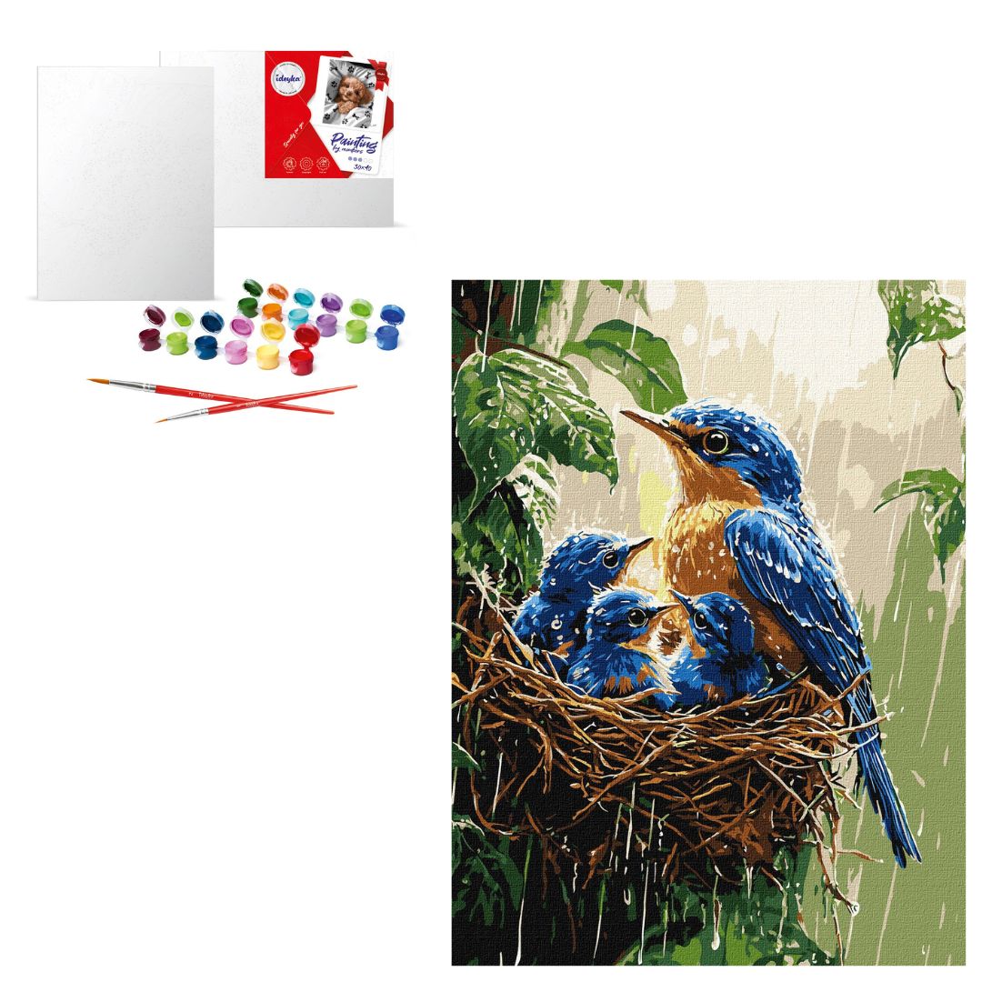 Набір для розпису по номерах "Весняний дощ" 30х40см