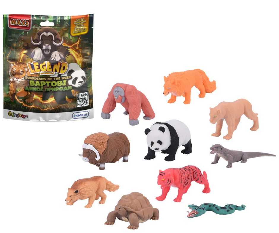 Стретч-іграшка у вигляді тварини – ВАРТОВІ ДИКОЇ ПРИРОДИ (в диспл.)