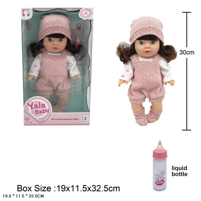 Лялька YL2430G-B пляшечка, кор., 19-32,5-11,5 см.