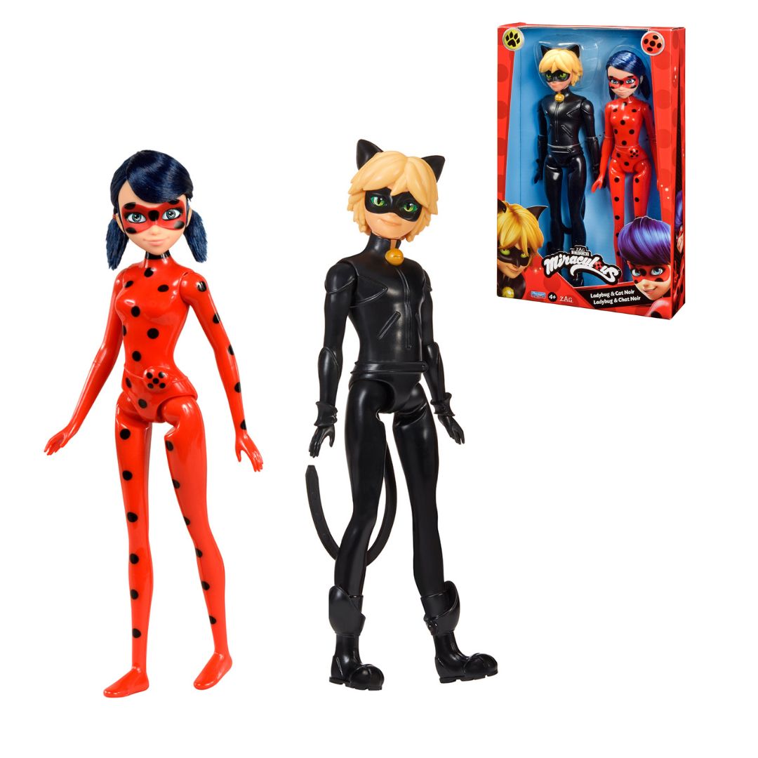 Набір ляльок "ЛЕДІ БАГ І СУПЕР-КІТ" серії "Basic" – ЛЕДІ БАГ І СУПЕР-КІТ