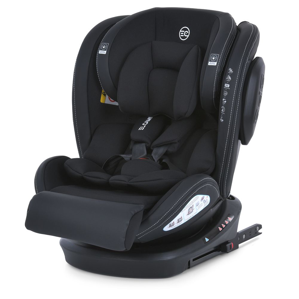 Автокрісло ME 1045 EVOLUTION 2 360⁰ Moon Black (1шт) дитяче,група 0+/1-2-3,isofix, поворот 360⁰,чорний