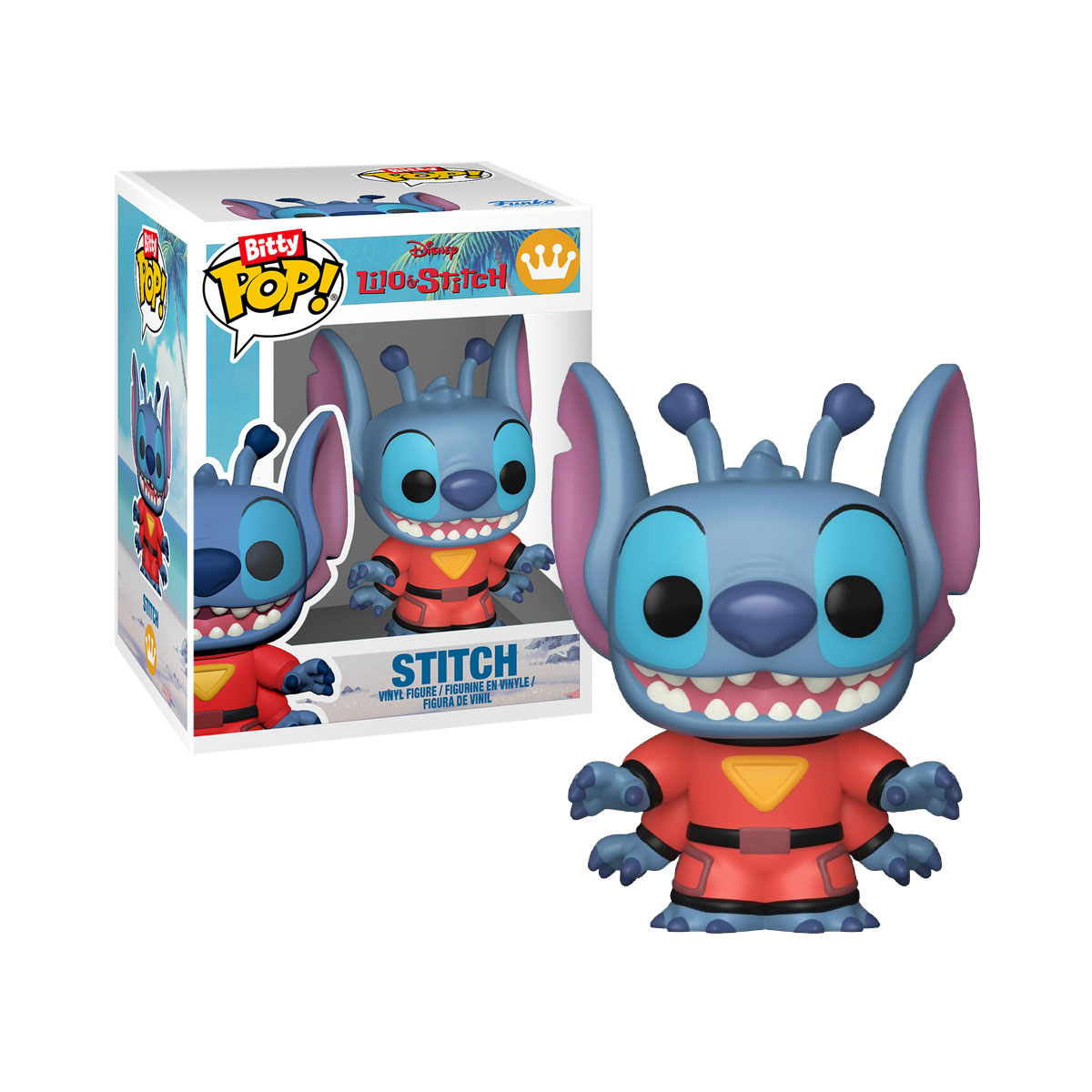 Ігрова фігурка BITTY POP! Ride серії "Ліло та Стіч" - СТІЧ У ЧЕРВОНОМУ КРЕЙСЕРІ