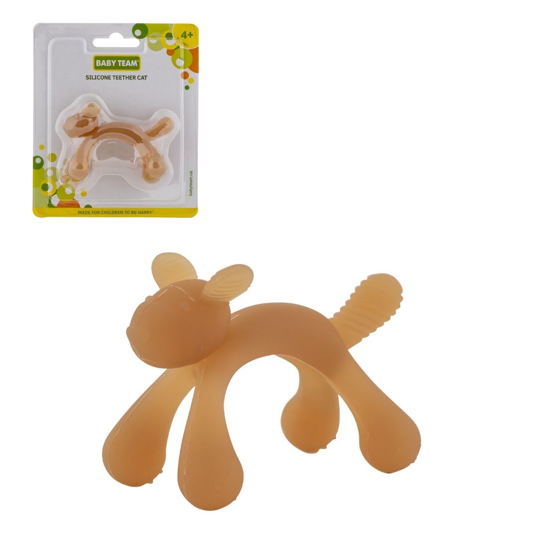 Іграшка дитяча. Прорізувач силіконовий "Котик"