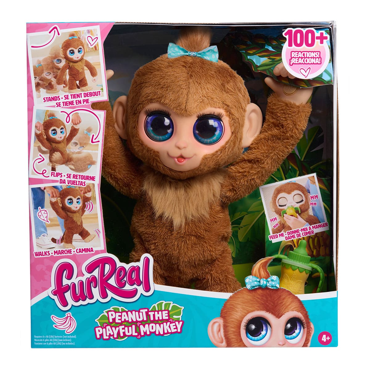 Інтерактивна іграшка FURREAL – ГРАЙЛИВА МАВПОЧКА АРАХІС