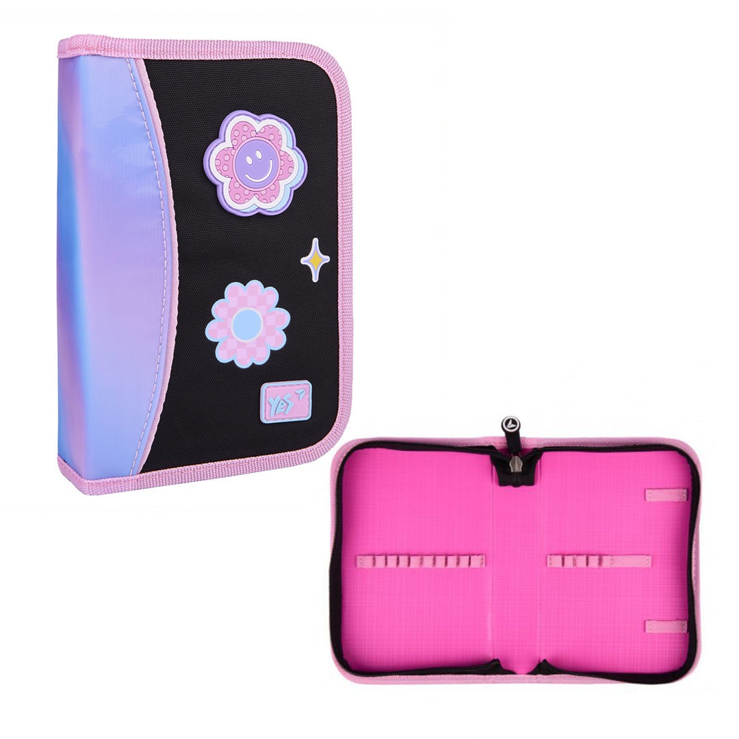 Пенал твердий YES одинарний без клапана HP-02 Be Happy