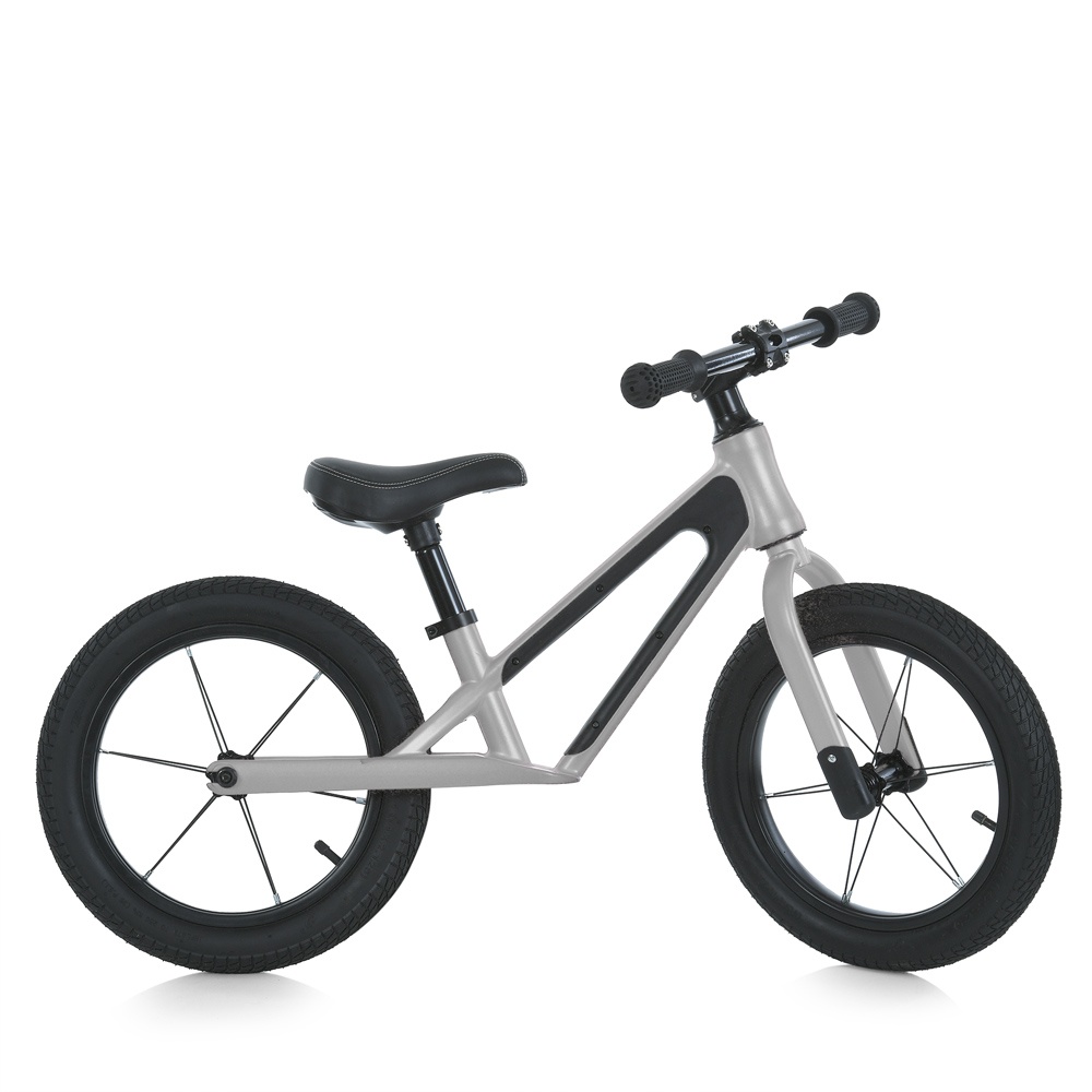 Біговел дитячий 14 д. MBB 1052-1 колеса гума, срібло.