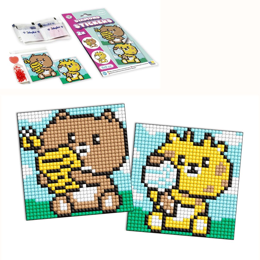 Набір з алмазною мозаїкою на самоклеючій основі для дітей "Смаколики" 9x9см