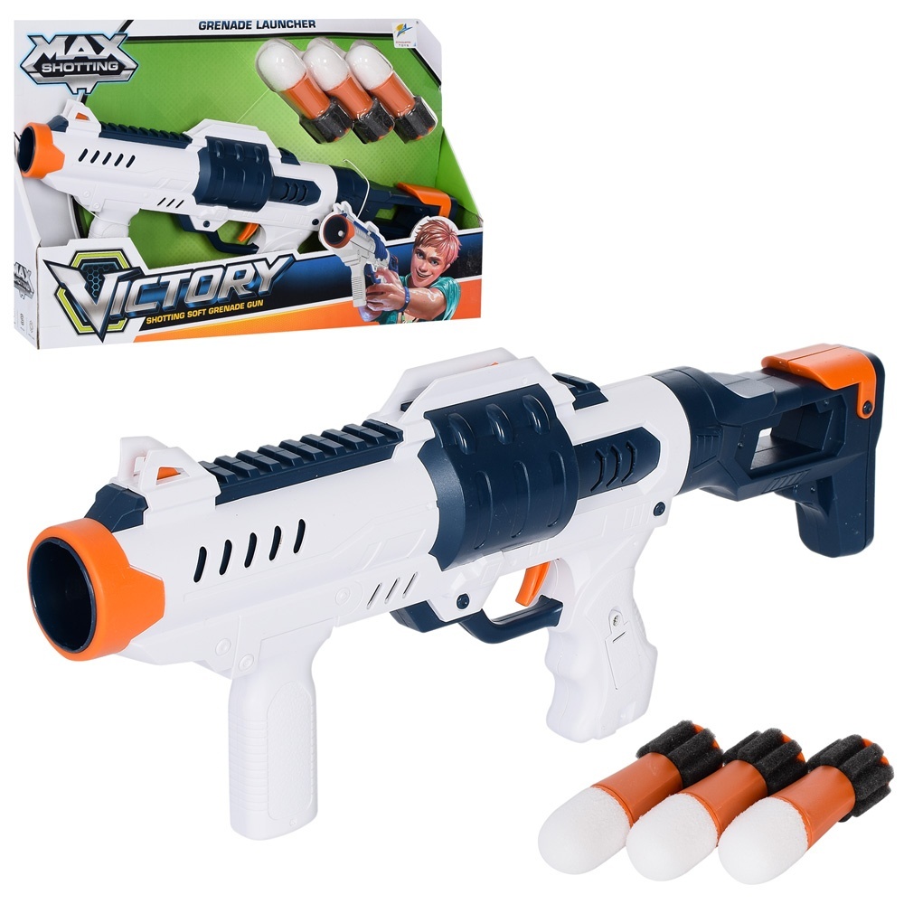 Пушка 858-050 м'які кулі 3шт., кор., 41-25,5-6,5см.