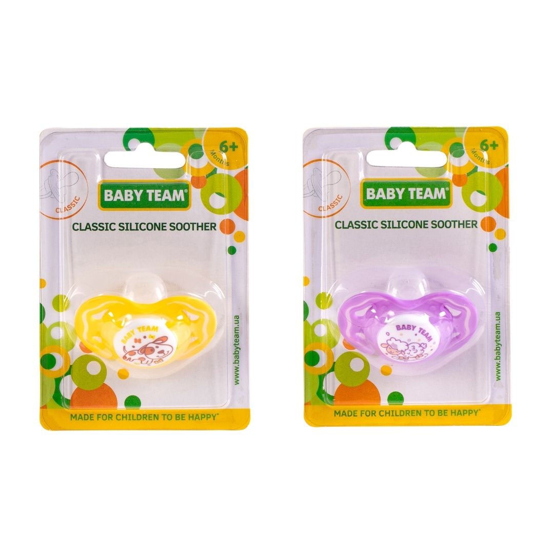 Пустушка силіконова класична, 1шт. 6+