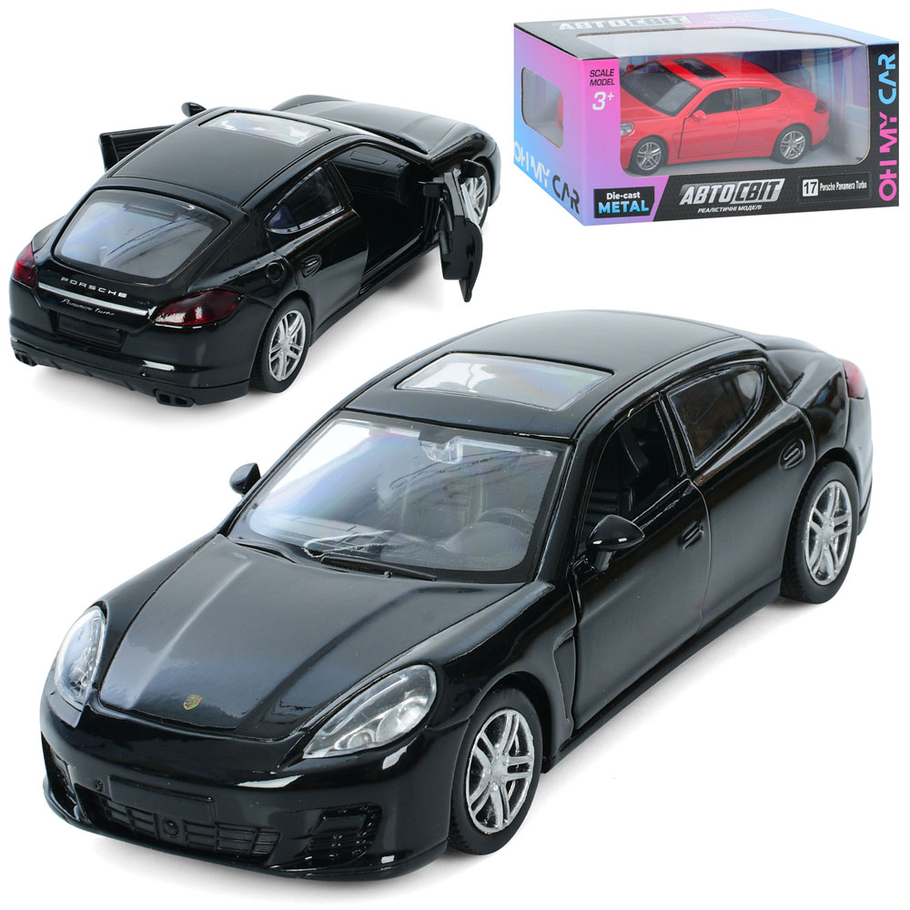 Машина AS-3078 АвтоСвіт,Porsche Panamera,мет.,інерц.,відчин.двері,гум.колеса,2кольори,кор.15,5-7-7см