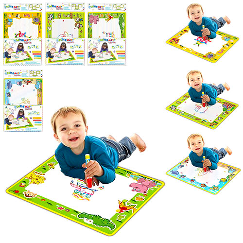 Килимок LT3942-43-44-45-1 для малювання водою, ручка 2 шт., 4 види, кул., 37-57,5-1 см.