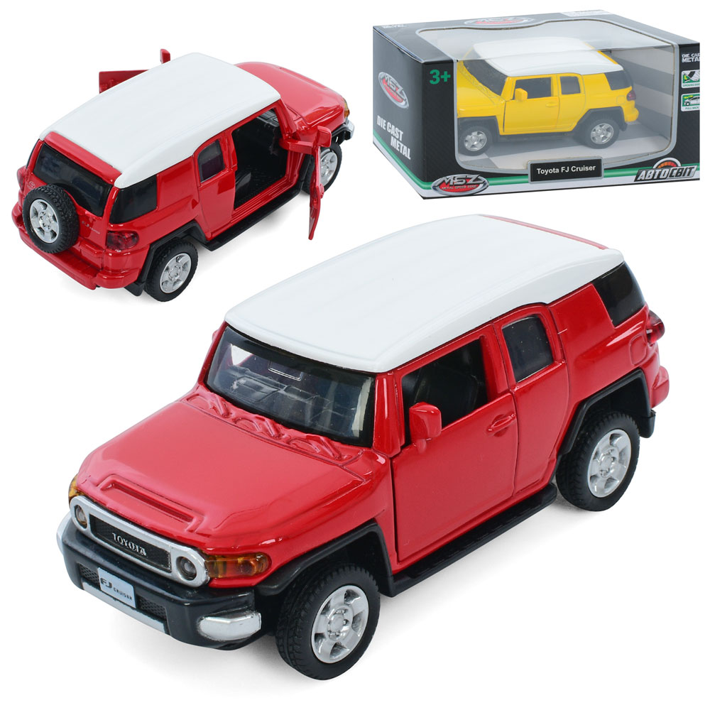 Джип AS-3029 АвтоСвіт,Toyota FJ Cruiser,мет.,інерц.,відчин.двері,гум.колеса,2кольори,кор.,14,5-7-6,5