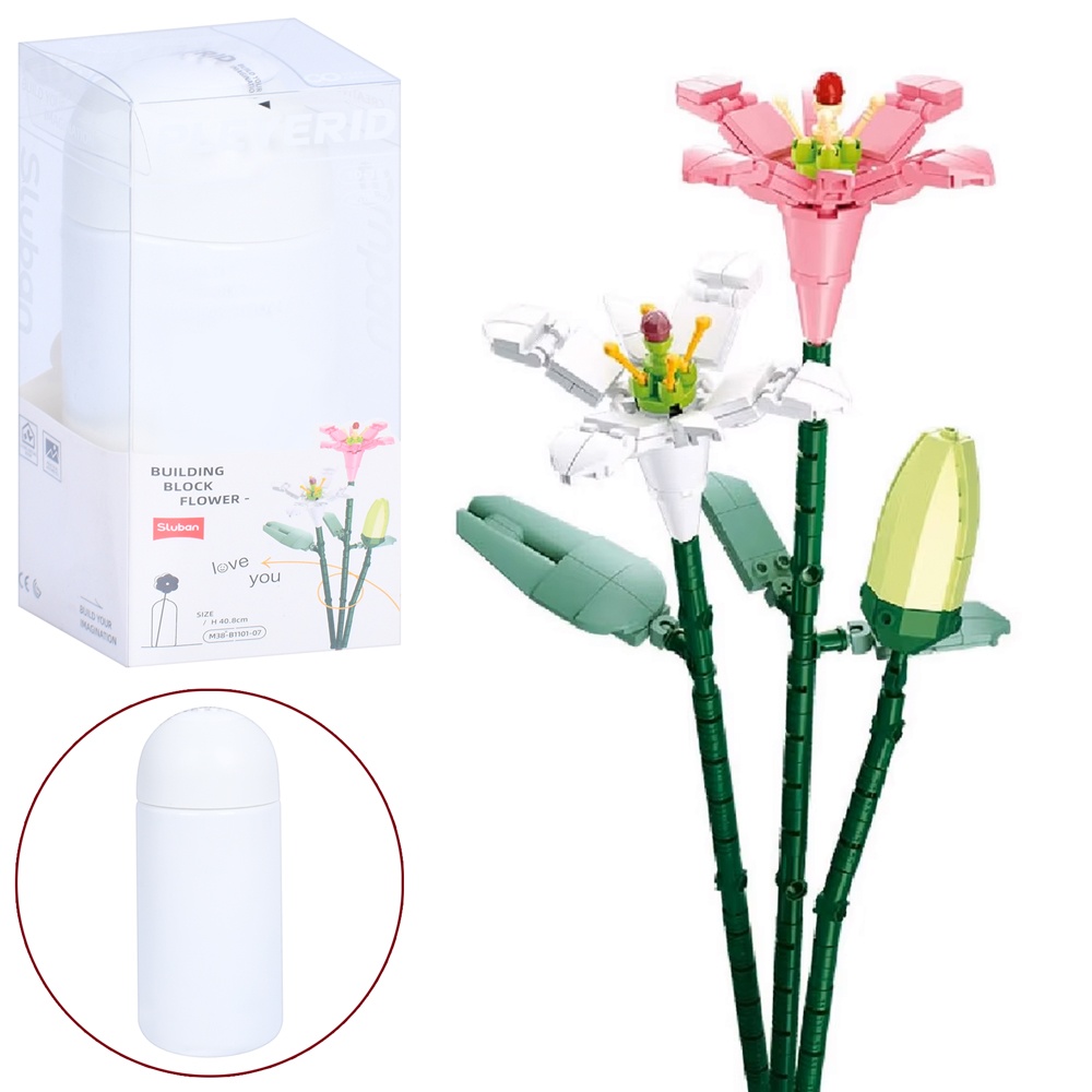 Конструктор SLUBAN M38-B1101-07 "Pleyerid": Лілії, 247 дет. 