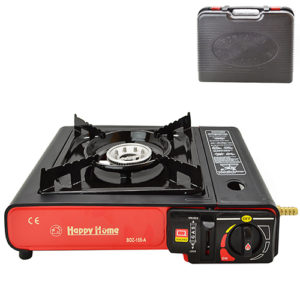 Портативний газовий пальник у валізі (з перехідником) 34*26.5*8 см R16856 (6 шт)