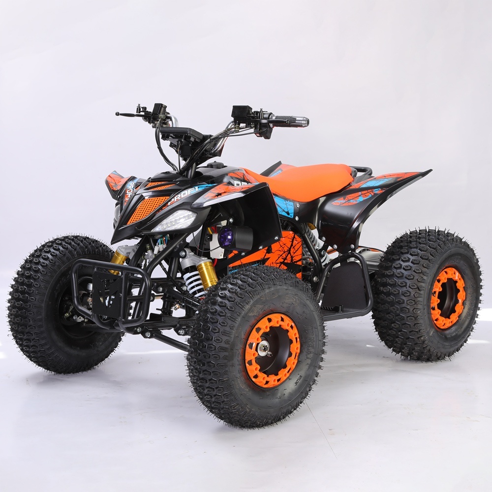 Квадроцикл E-FOX-1450-7 мот.1450W безщітков.,60V20AH,до 45 км/год,до 150кг,SD,BT,USB,світло,помаранч