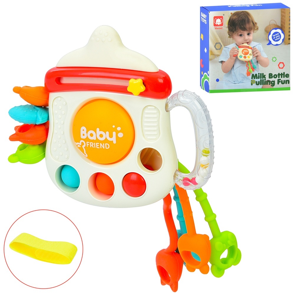 Гра 20685 пляшечка,11см,рух.дет, прорізувач,брязкальце,рух.кнопка,м'які кн.в кор-ці, 12-11-3,5см