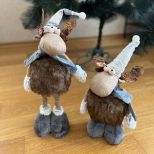 Фігура новорічна "Happy Elk" 64см (ноги-телескоп) R30915