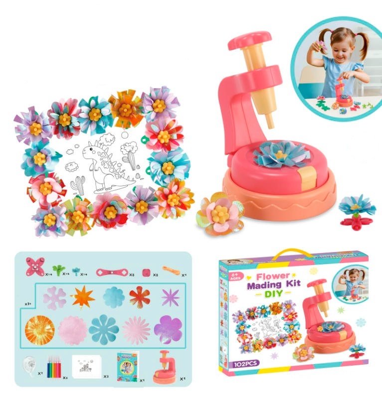 Набір для творчості 661 квіткова рамка для картини/фото,апарат для створ.квітів,102 дет,фломаст.6 шт